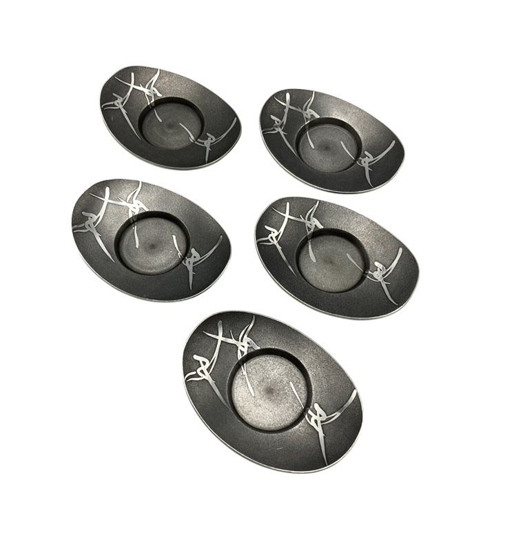 錫半 本錫 茶托 五枚 茶道具 中古 D4 - メルカリ
