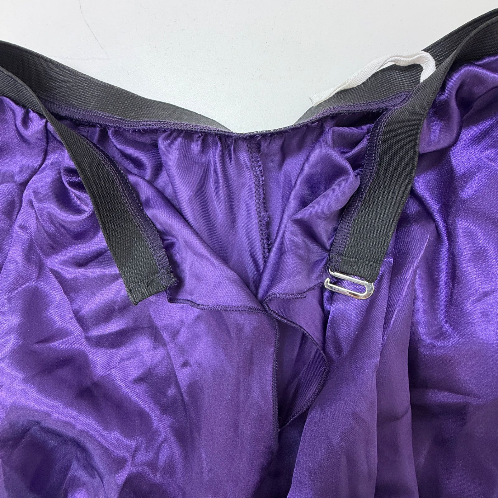 イチオク】フラメンコ衣装 スカート ファルダ ペチコート 紫 シンプル