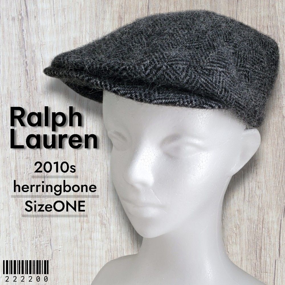 RALPH LAUREN ラルフローレン□美品 2010s アルパカ混紡 ヘリンボーン