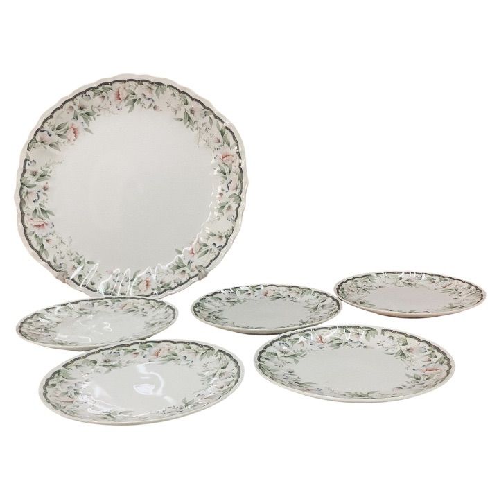 未使用品 NARUMI ナルミ 7981-30396 パーティセット（大皿1枚&小皿5枚