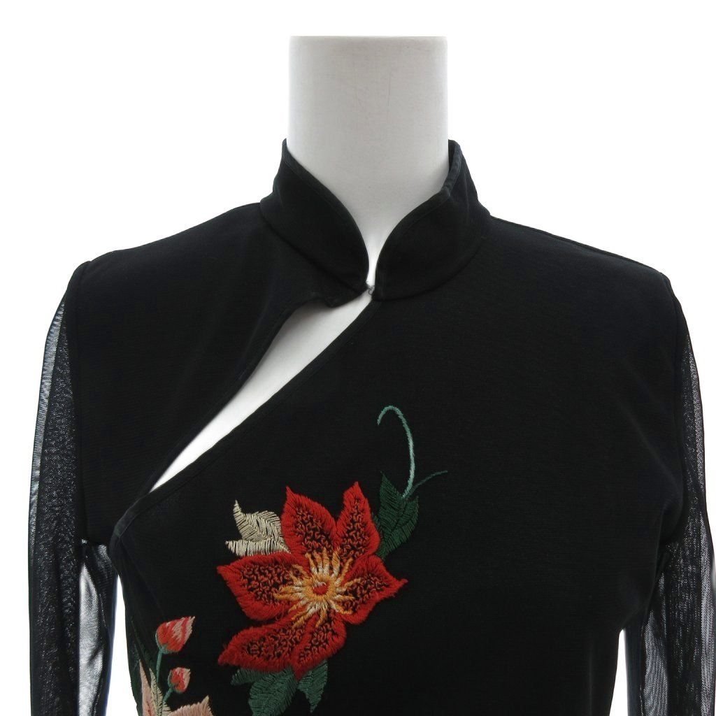 ヴィヴィアンタム VIVIENNE TAM チャイナ カットソー パワーネット