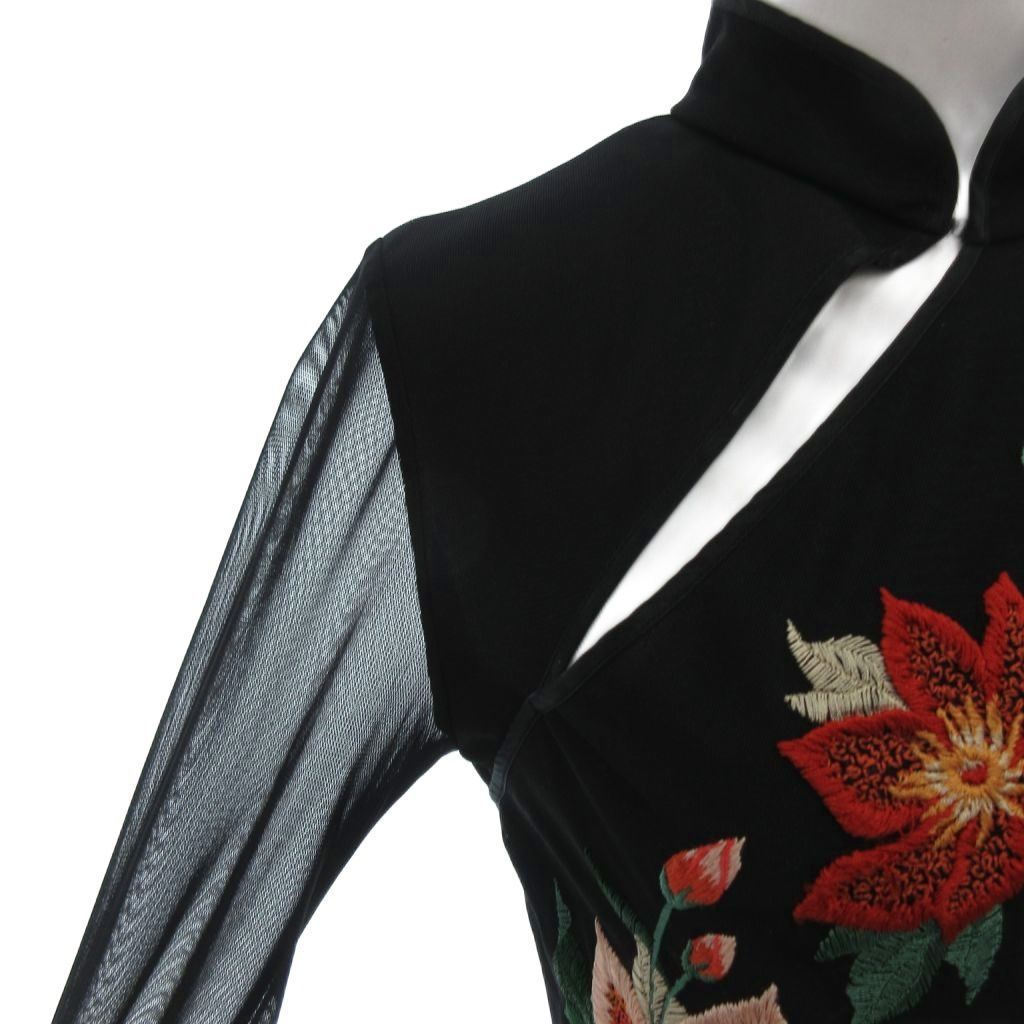 ヴィヴィアンタム VIVIENNE TAM チャイナ カットソー パワーネット