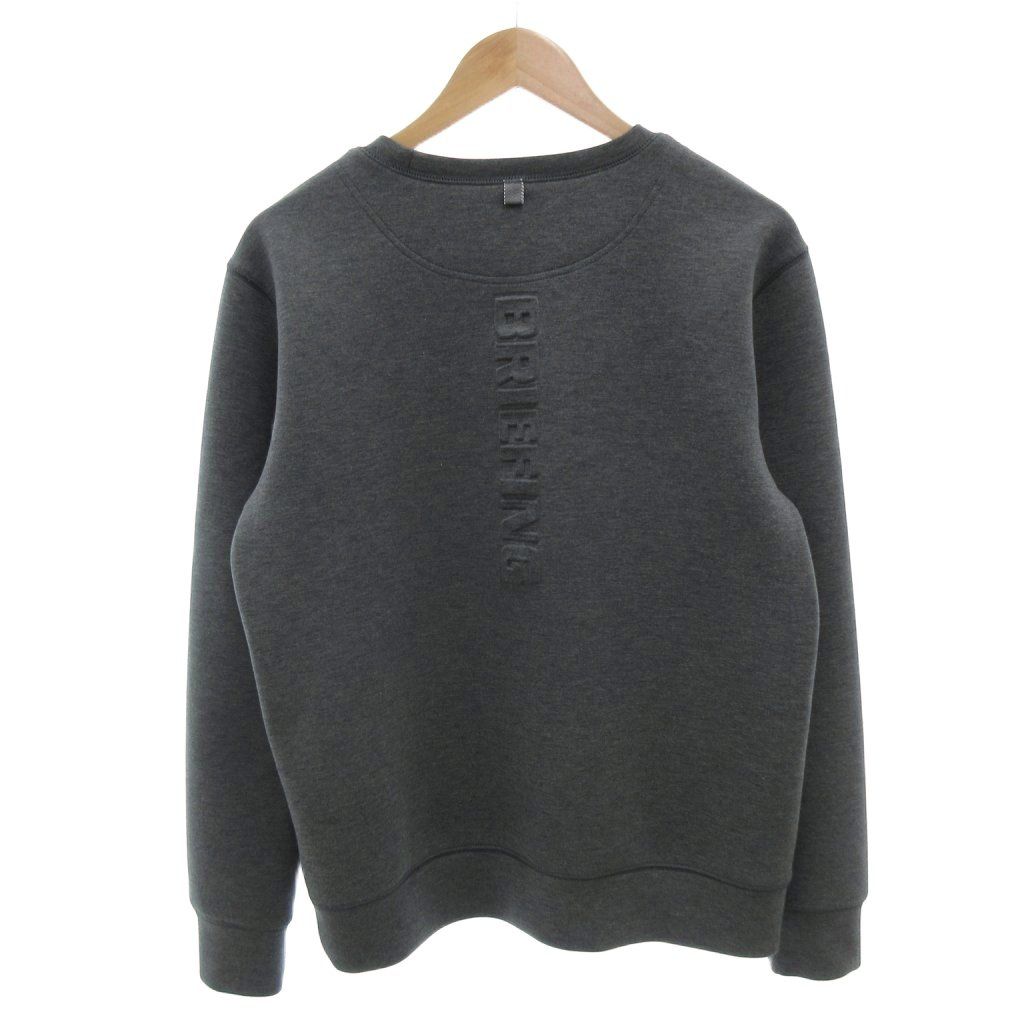 ブリーフィング BRIEFING 22AW GOLF MS WARM 3D LOGO CREW NECK