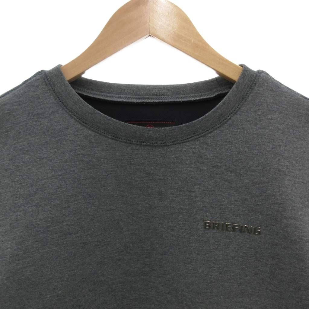 ブリーフィング BRIEFING 22AW GOLF MS WARM 3D LOGO CREW NECK