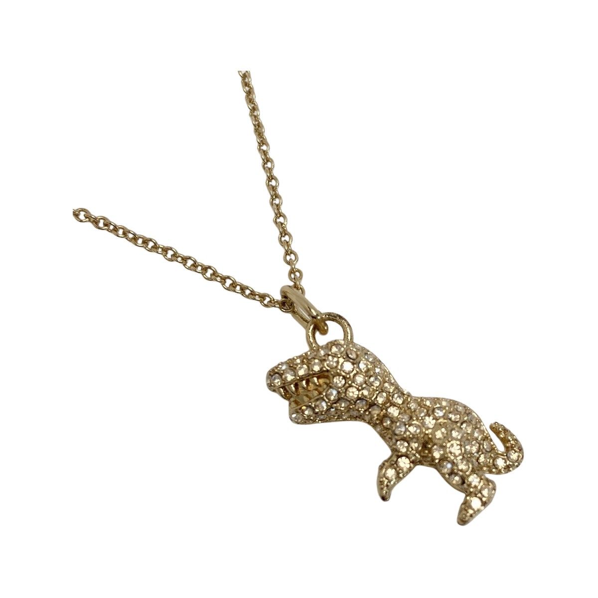 COACH コーチ パヴェ レキシー ネックレス ゴールド メッキ ライン