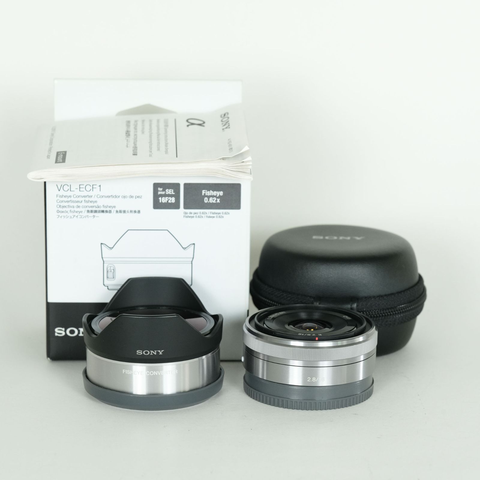 美品 | フィッシュアイコンバーター付] SONY E 16mm F2.8 SEL16F28