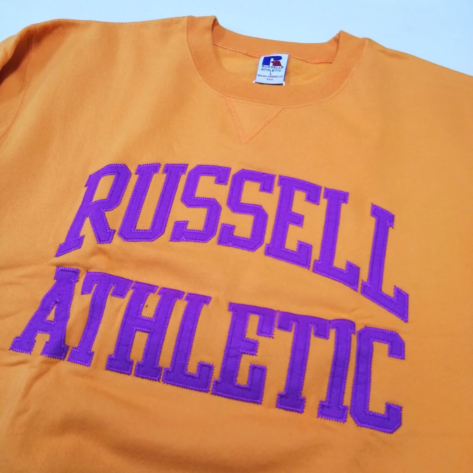 新作】【RUSSELL ATHLETIC／ラッセル アスレチック・カレッジロゴ 