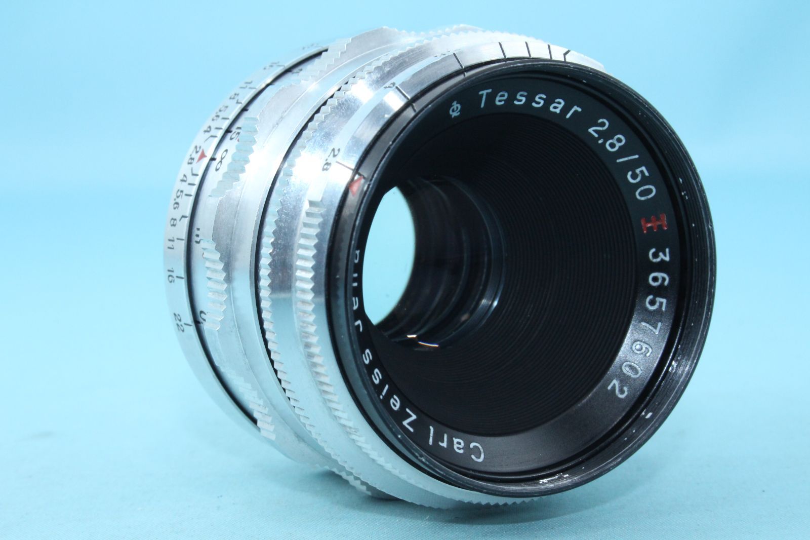 希少 Carl Zeiss Jena Tessar 50mm F2.8 王マーク 返品保証 エキザクタ