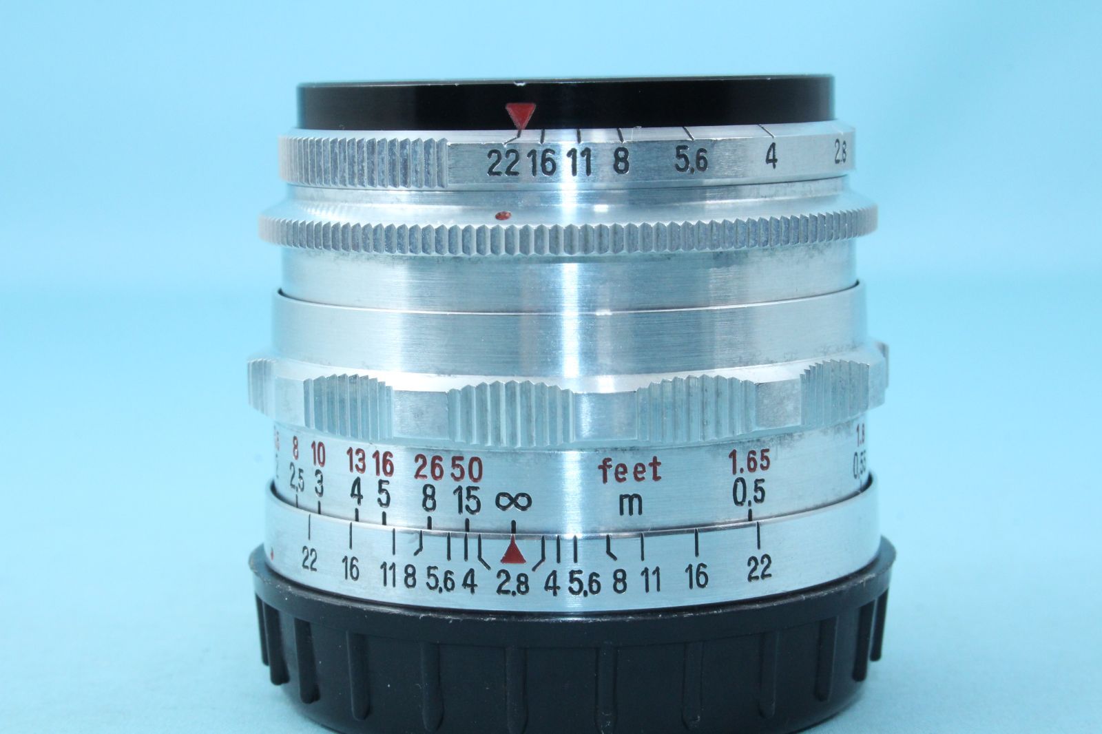 希少 Carl Zeiss Jena Tessar 50mm F2.8 王マーク 返品保証 エキザクタ