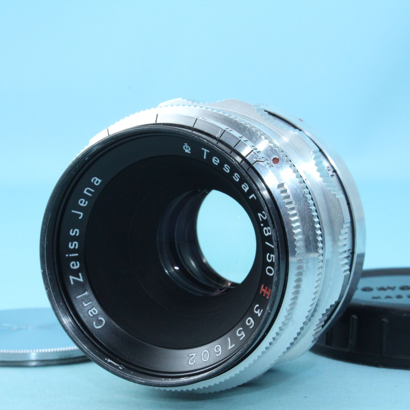 希少 Carl Zeiss Jena Tessar 50mm F2.8 王マーク 返品保証 エキザクタ