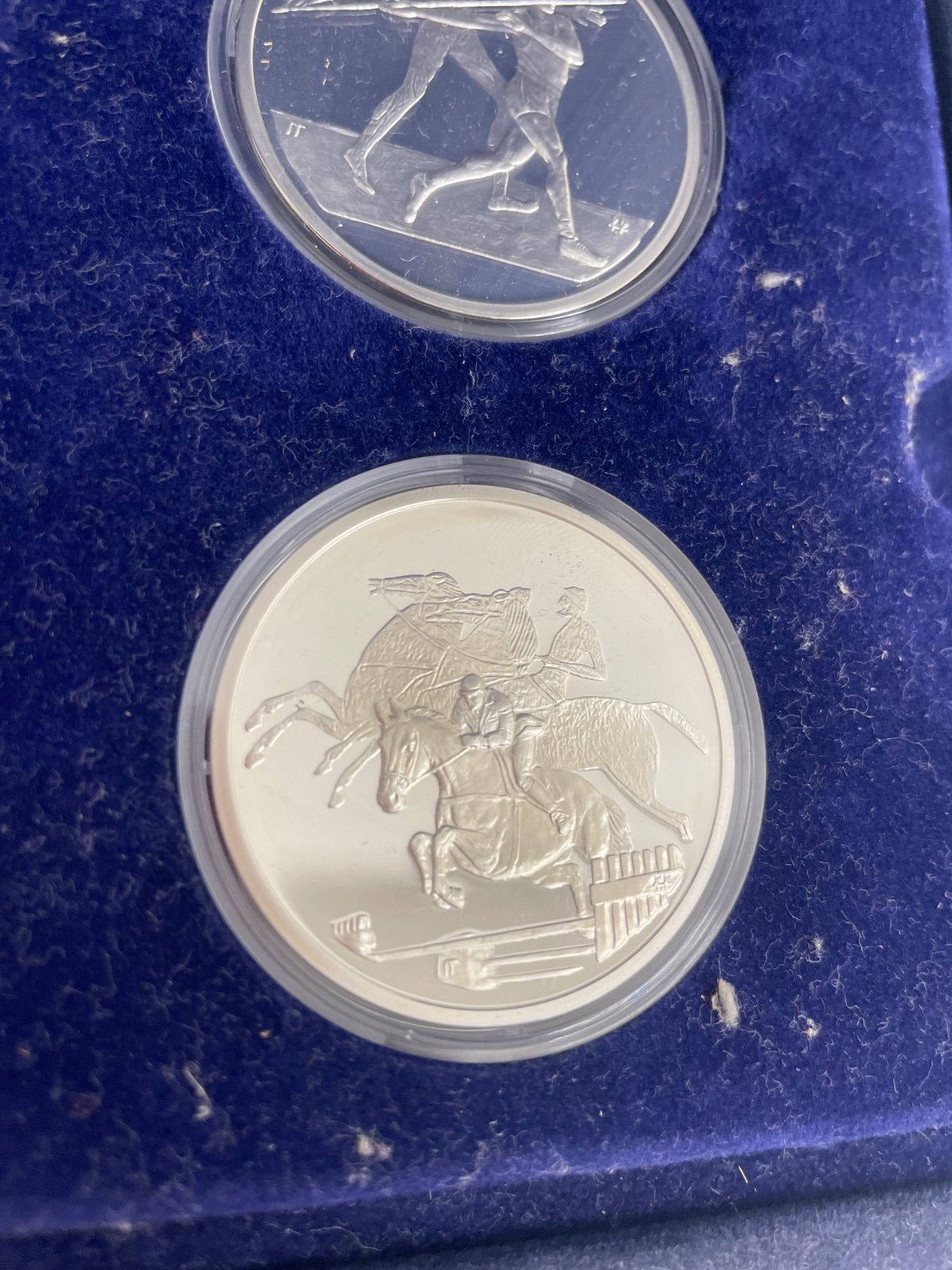 銀貨 2004年アテネオリンピック競技大会の公式記念コイン6種セット②