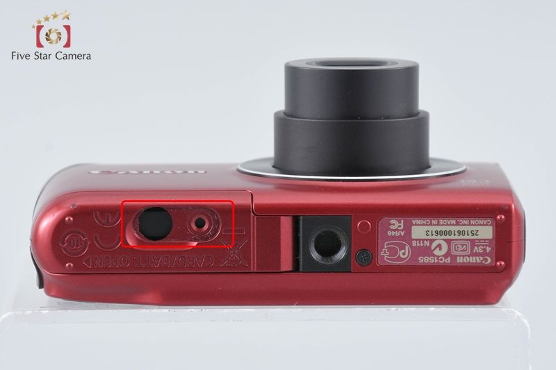 中古】Canon キヤノン PowerShot A2200 レッド コンパクトデジタル