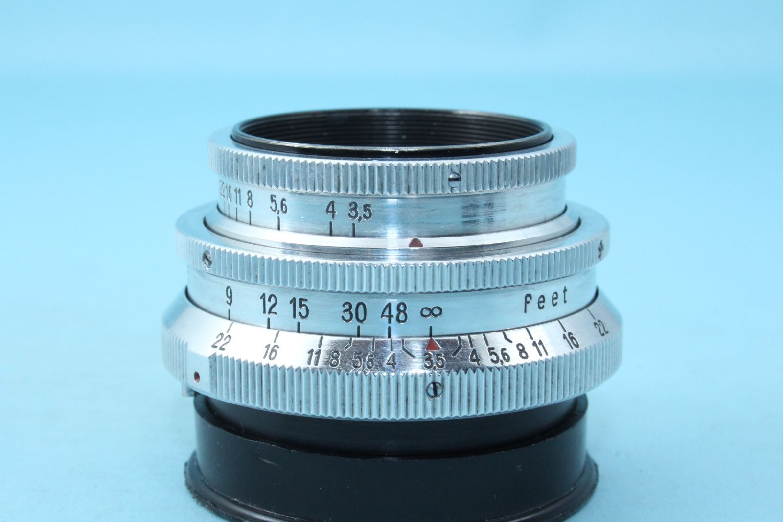 希少 Carl Zeiss Jena Tessar 50mm F3.5 王マーク 返品保証 エキザクタ