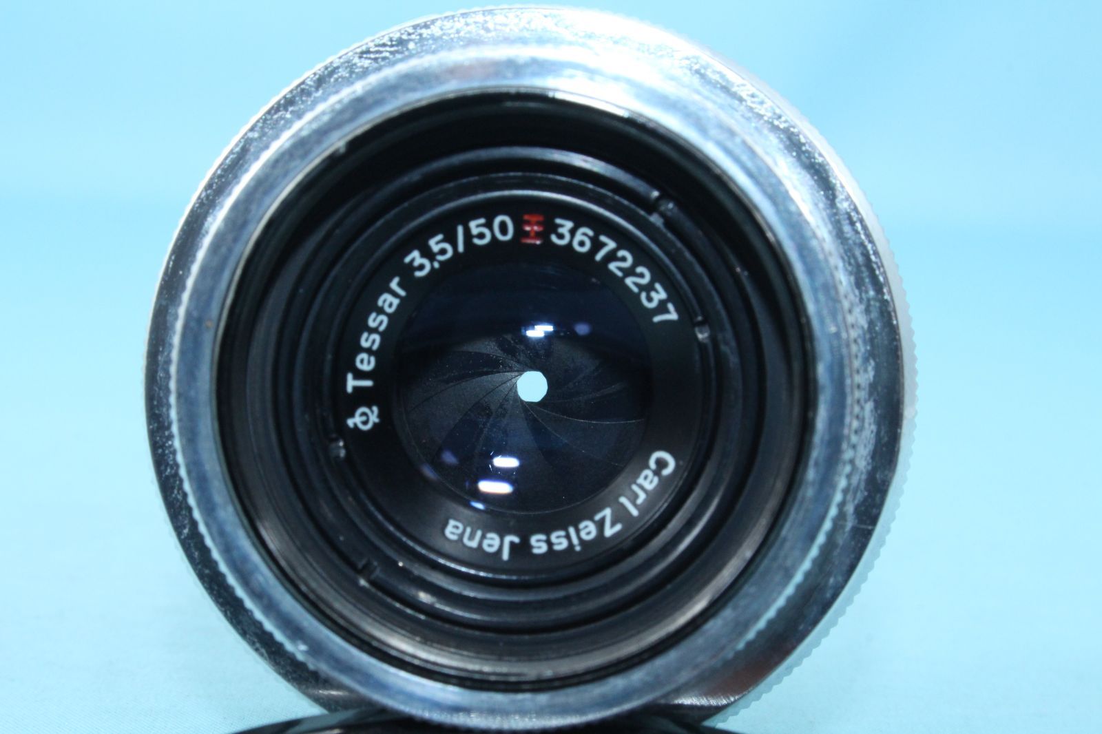 希少 Carl Zeiss Jena Tessar 50mm F3.5 王マーク 返品保証 エキザクタ