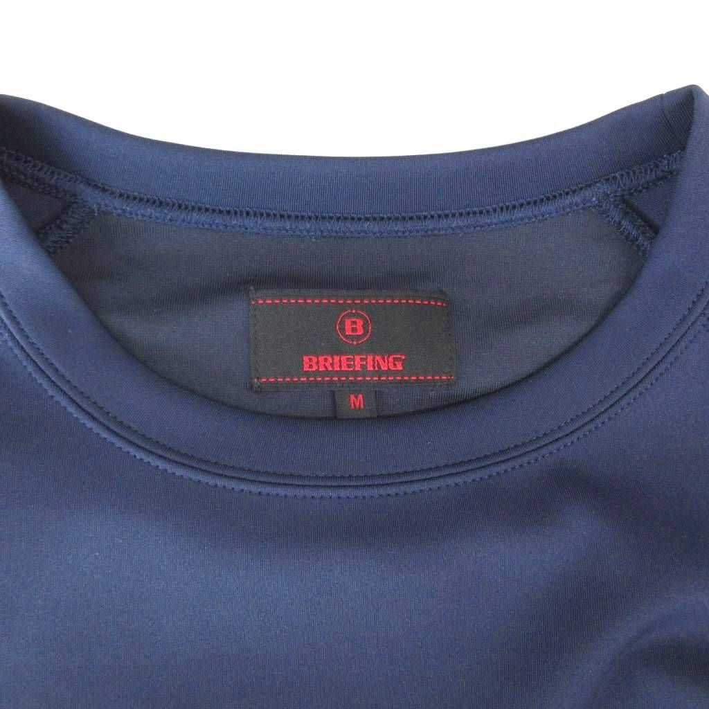 ブリーフィング BRIEFING MS SIDE LOGO LINE CREW NECK MS SIDE LINE