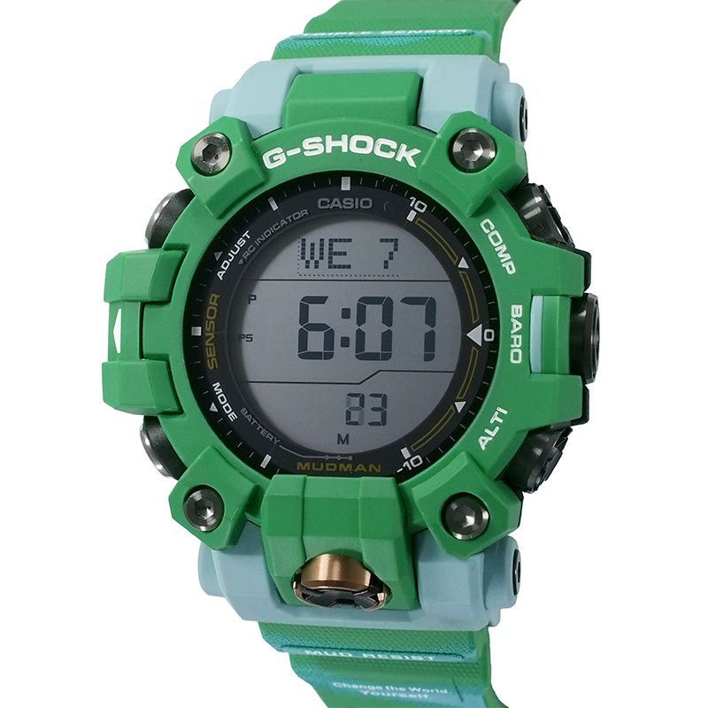 カシオ CASIO Gショック アースウォッチコラボ マッドマン 電波ソーラー 未使用品 GW-9500KJ-3JR