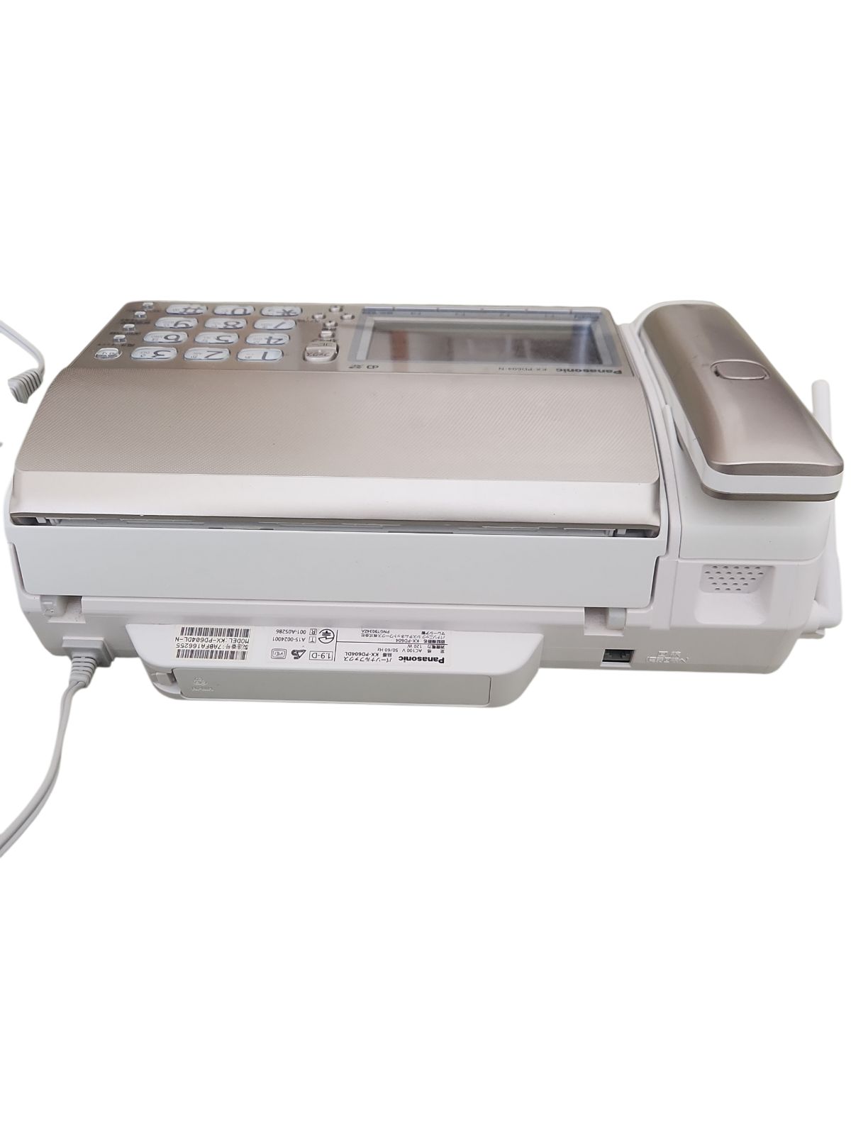 通電確認済】Panasonic KX-PD604DL FAX付き 子機付き サウンドスマート