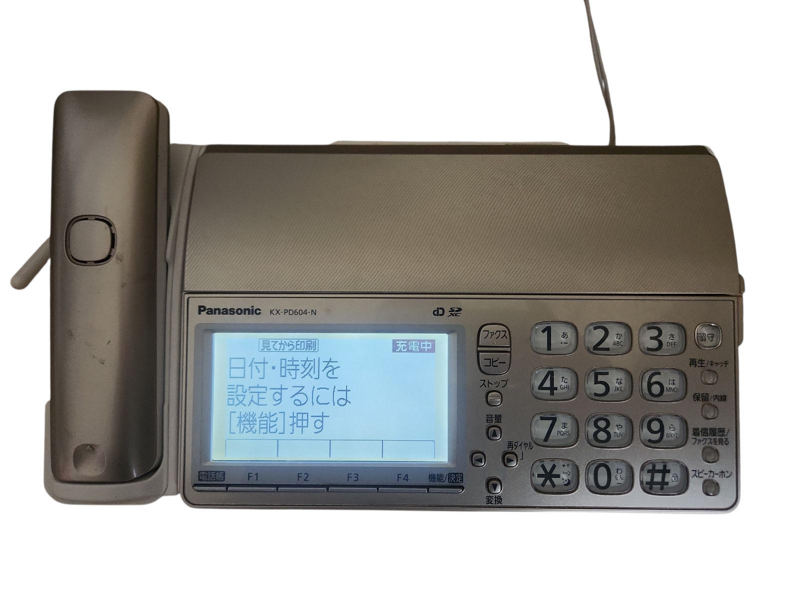 通電確認済】Panasonic KX-PD604DL FAX付き 子機付き サウンドスマート