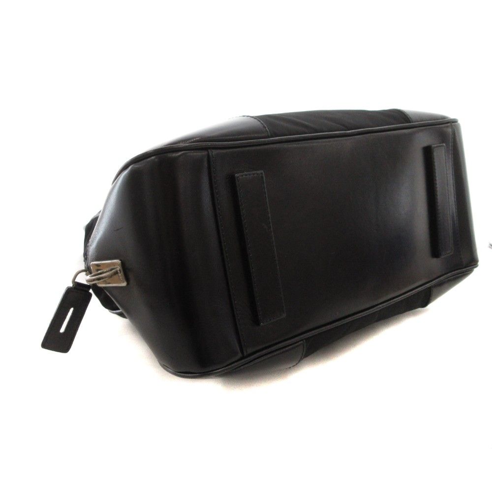 PRADA プラダ ボーリングバッグ ハンドバッグ 三角ロゴ ナイロン レザー PRADA プラダ ボーリングバッグ ハンドバッグ 三角ロゴ ナイロン レザー