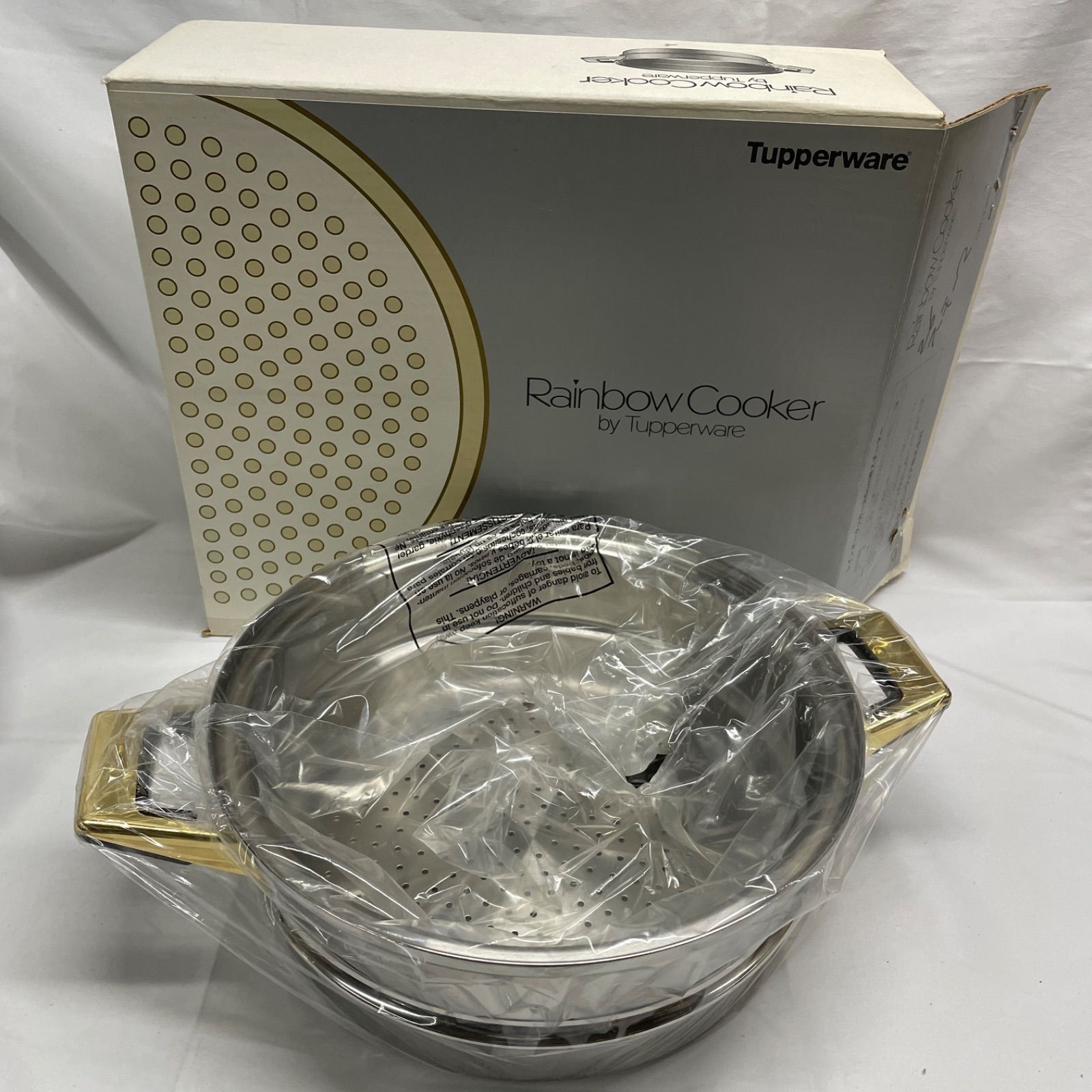 ◇ Tupperware レインボークッカー 26cm用 スチーマー 【長期保管品