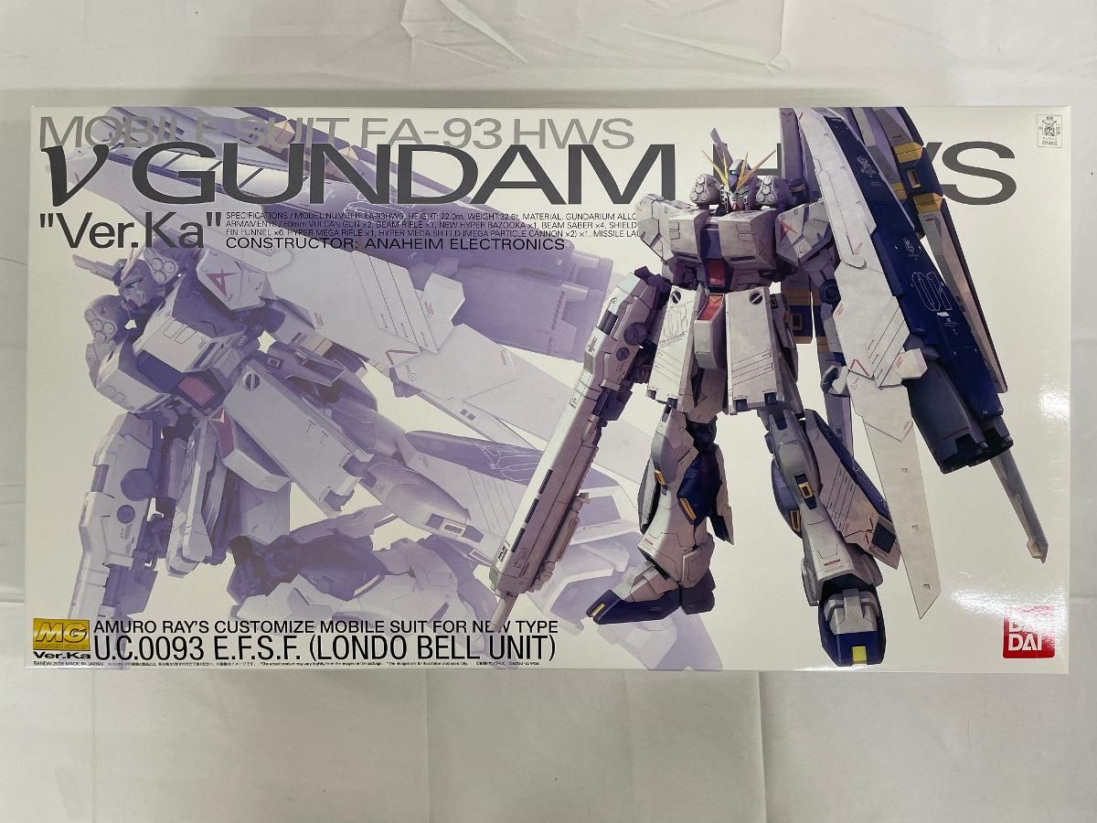 ♪MG 1/100 νガンダム HWS Ver.Ka□＊同梱不可 - メルカリ