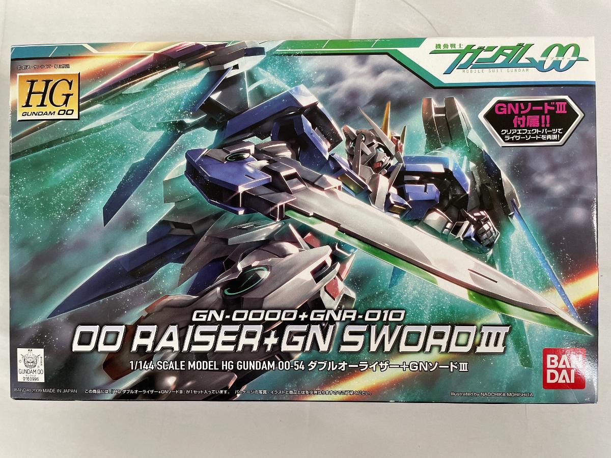 未開封】HG 1/144 GN-0000+GNR-010 ダブルオーライザー+GNソードIII