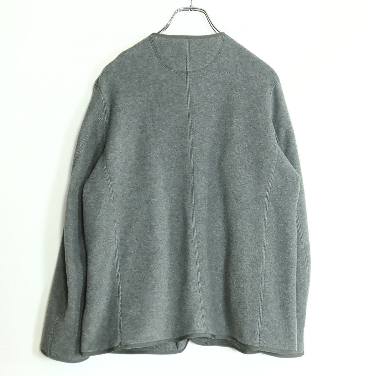 美品】DANTON ダントン☆フリースジャケット ノーカラー サイズ38