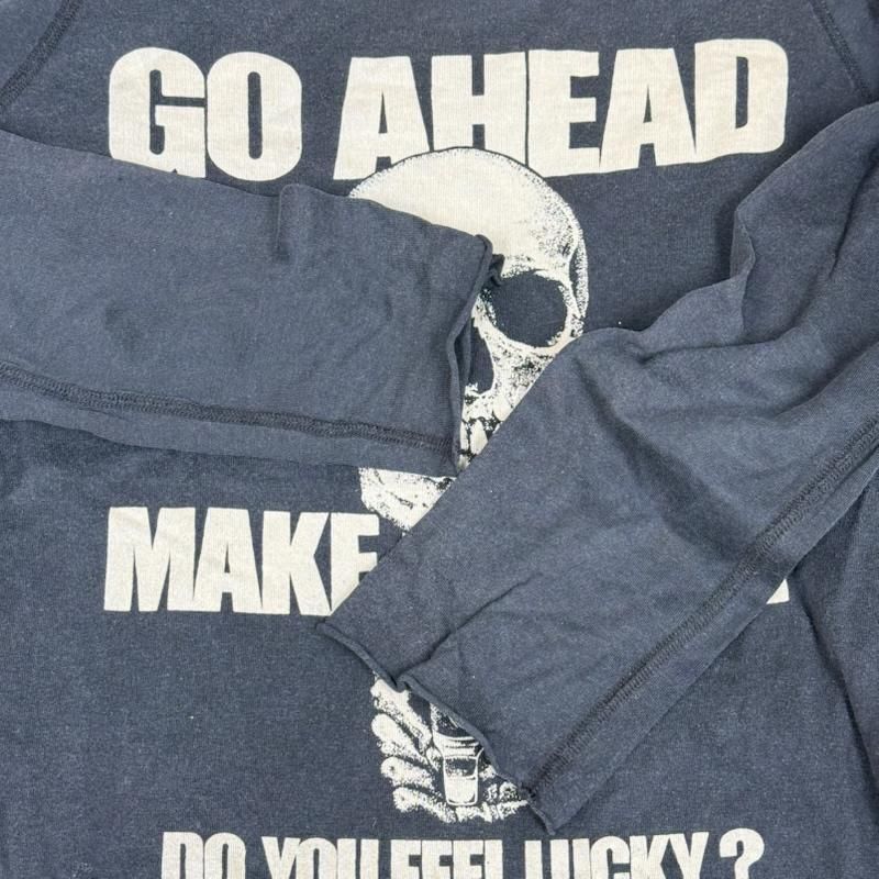 ヒステリックグラマー Pistol Skull GO AHEAD スカル プリント 長袖 T
