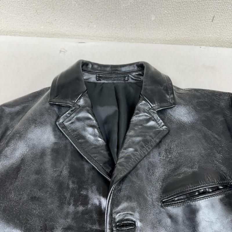 タブロイドニュース　馬革　ホースハイド　テーラードジャケット タブロイドニュース 馬革 ホースハイド レザー テーラード ジャケット