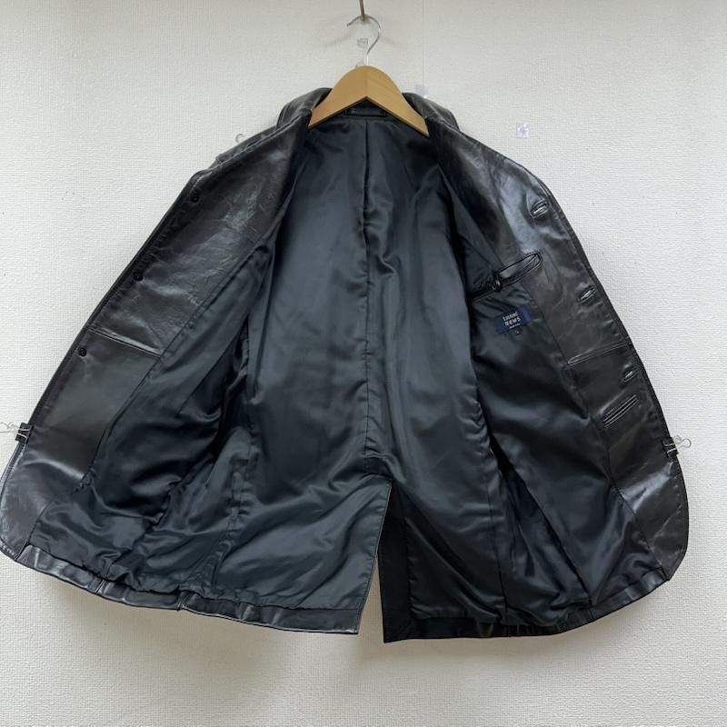 タブロイドニュース 馬革 ホースハイド レザー テーラード ジャケット