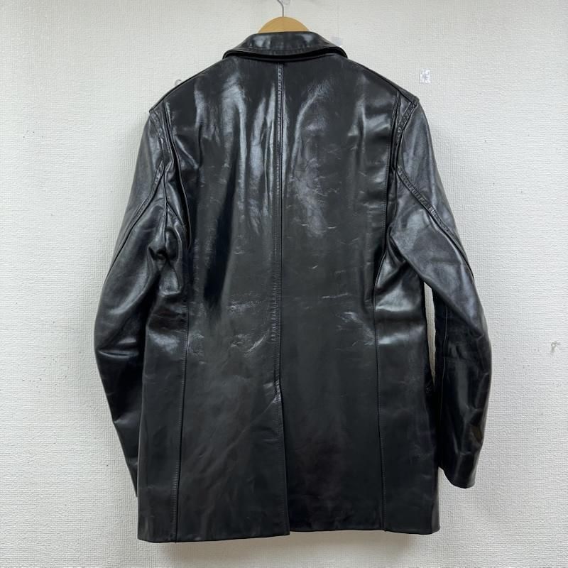 タブロイドニュース 馬革 ホースハイド レザー テーラード ジャケット