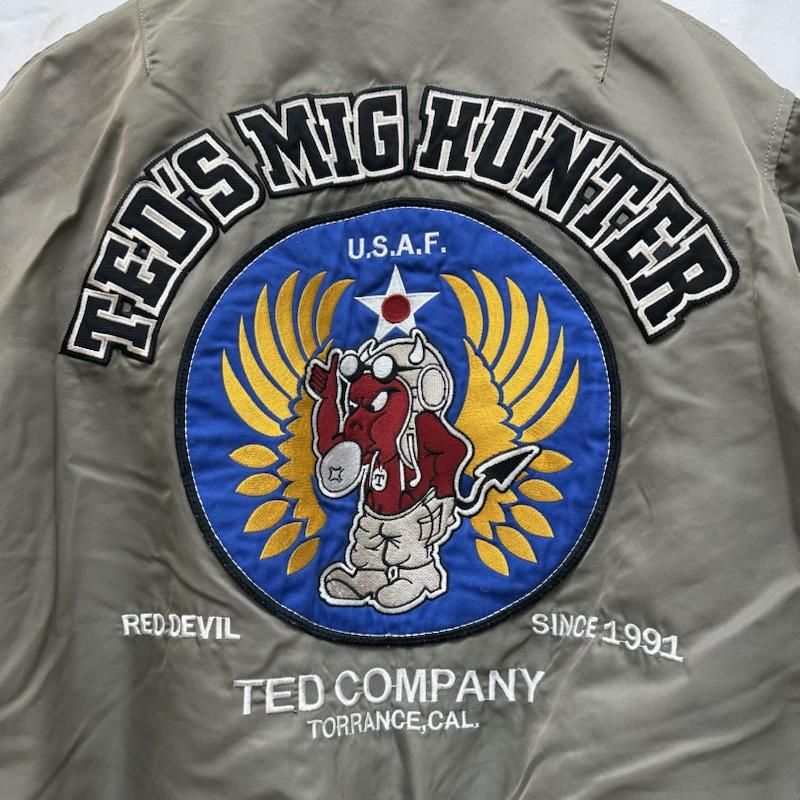テッドマン MA-1 フライト ジャケット 刺繍 ワッペン 2067262 メンズ