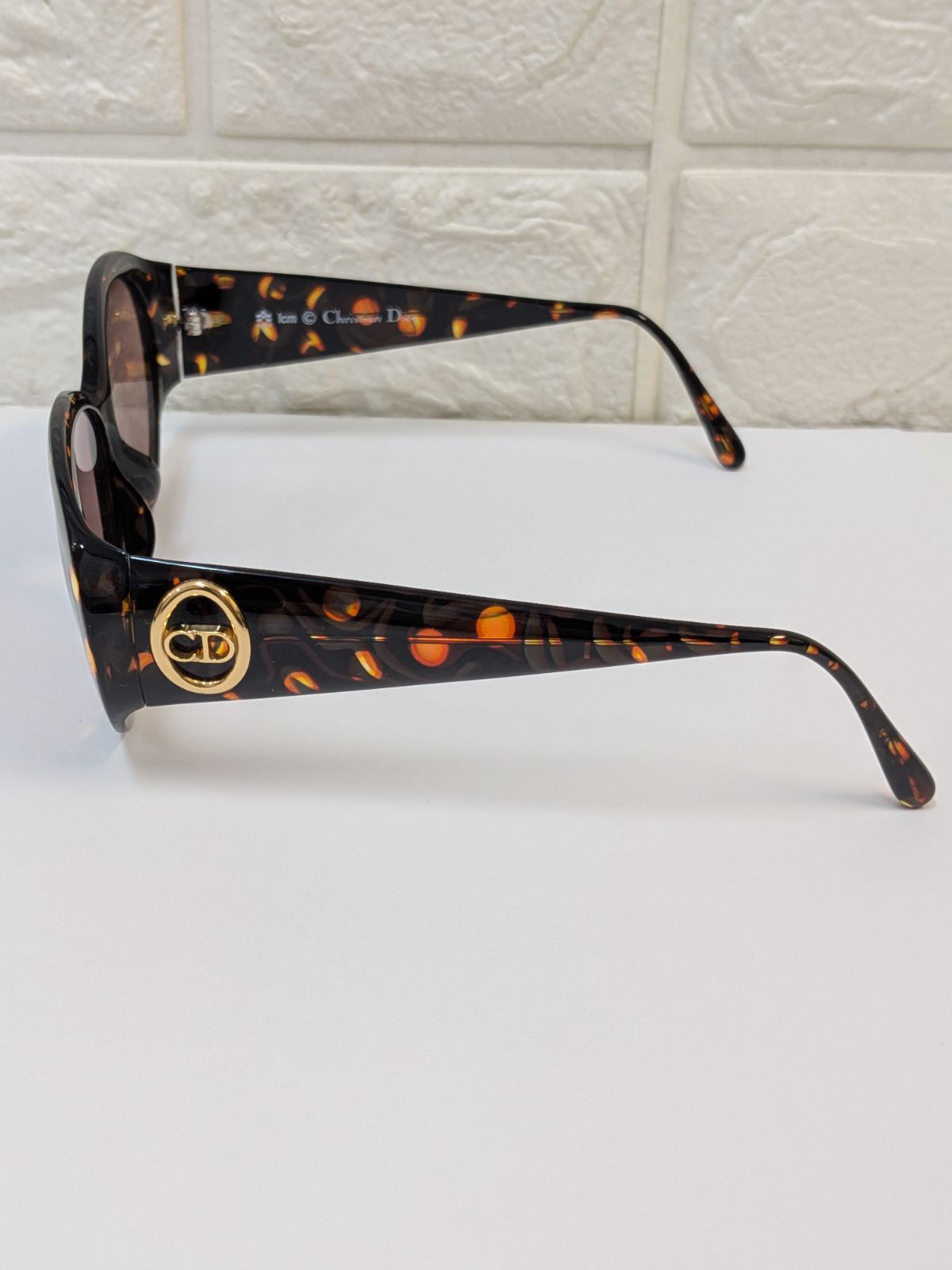 美品】Christian Dior サングラス CDロゴ べっ甲柄 2854A 10 60□12