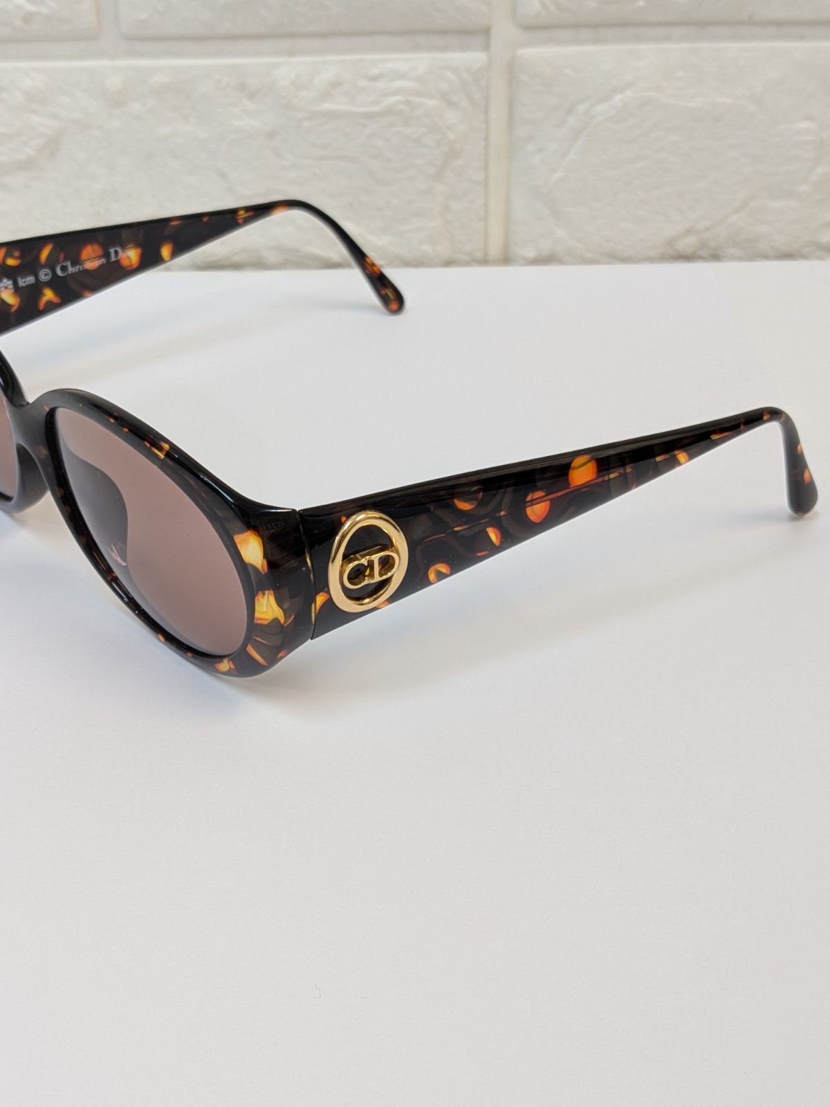 美品】Christian Dior サングラス CDロゴ べっ甲柄 2854A 10 60□12