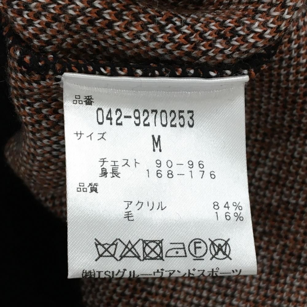 超美品】セントアンドリュース セーター ブラウン×黒×白 総柄 ウール混