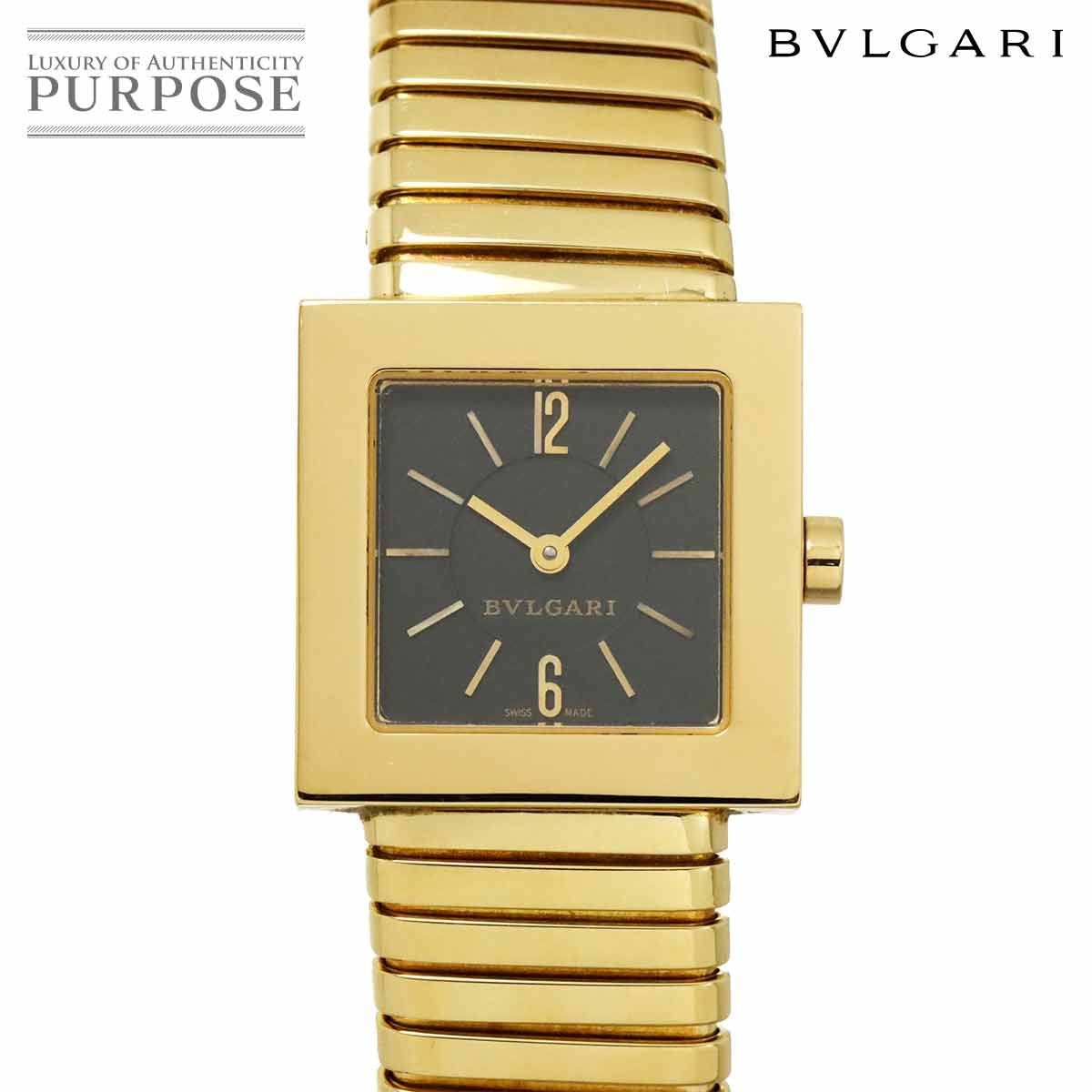 ブルガリ BVLGARI クアドラード トゥボガス コンビ SQ222T レディース