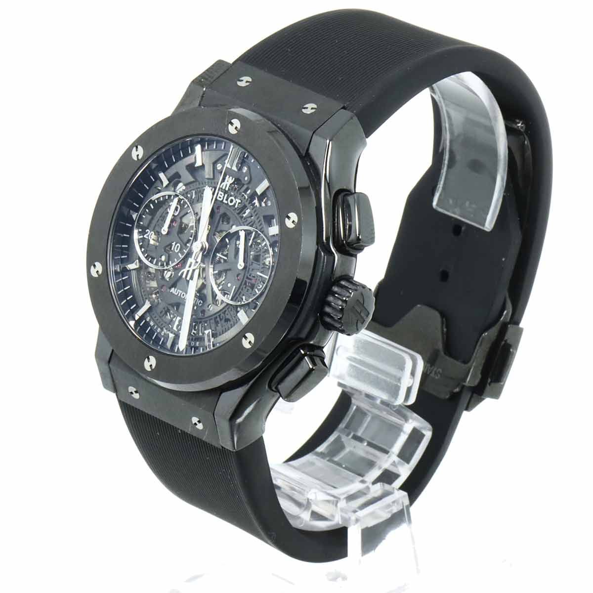 ウブロ HUBLOT クラシックフュージョン アエロフュージョン ブラック