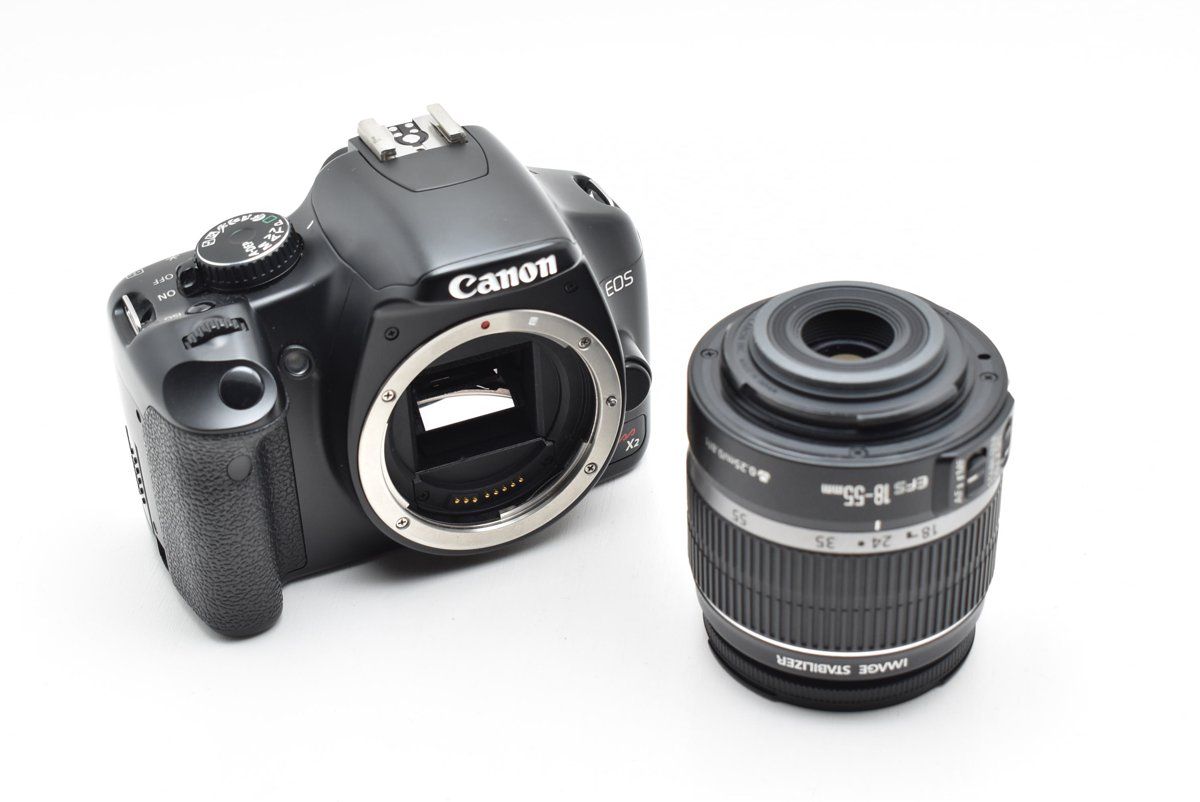 Canon EOS Kiss X2 EF-S 18-55mm F3.5-5.6 デジタル一眼レフ キヤノン