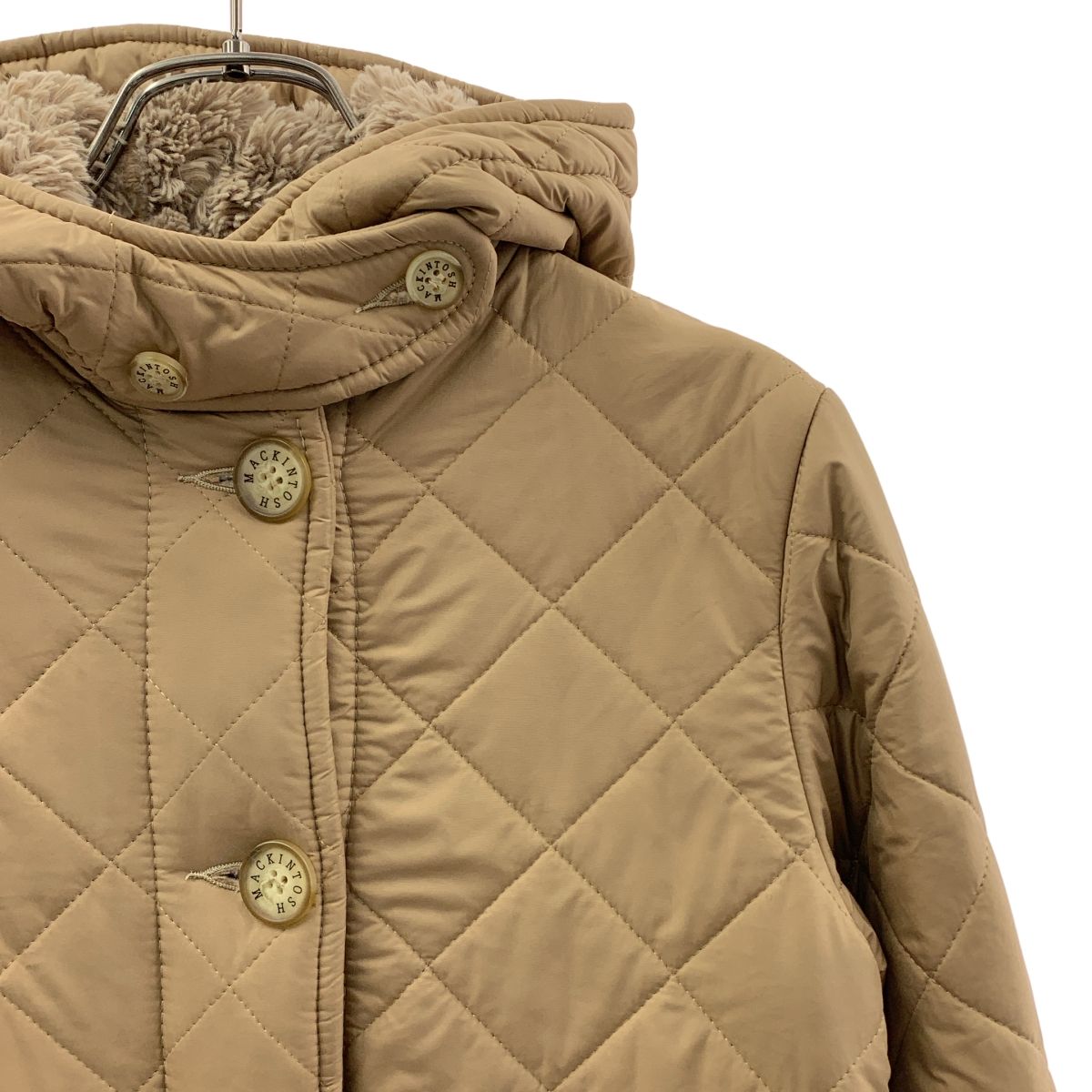 MACKINTOSH / マッキントッシュ | キルティング フーデッド ロング 
