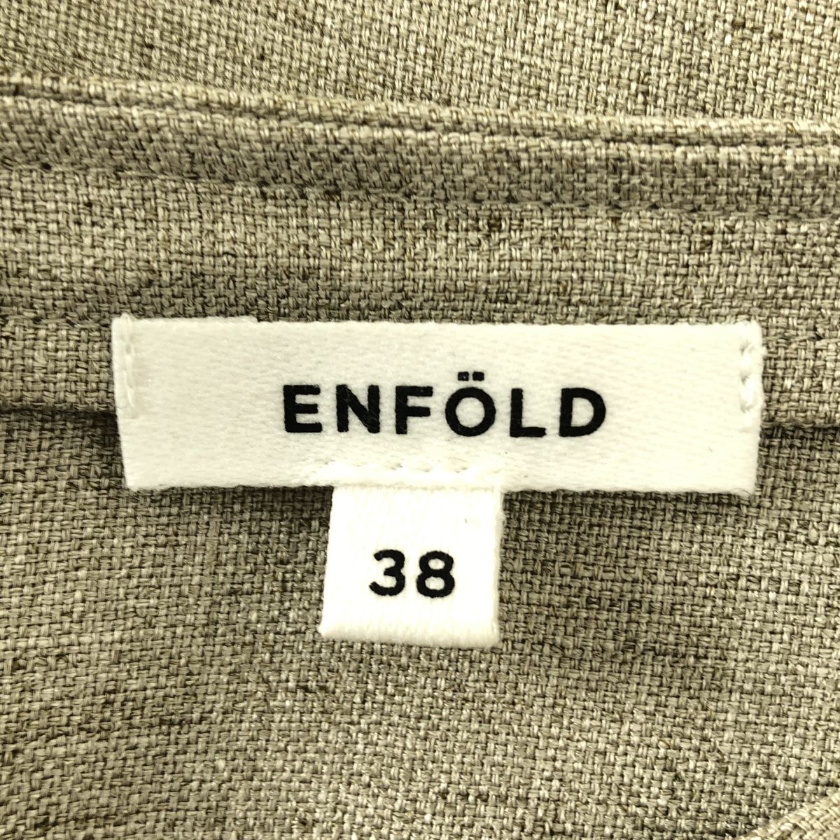 ENFOLD / エンフォルド | リネンライク Half Sleeve PULLOVER ブラウス