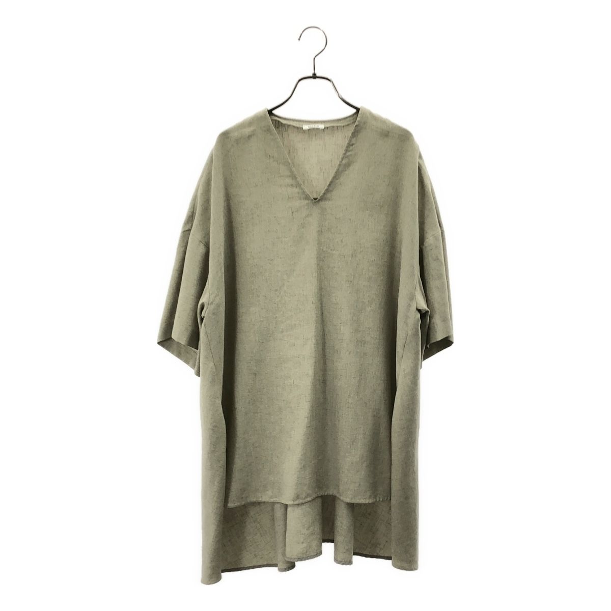 ENFOLD / エンフォルド | リネンライク Half Sleeve PULLOVER ブラウス