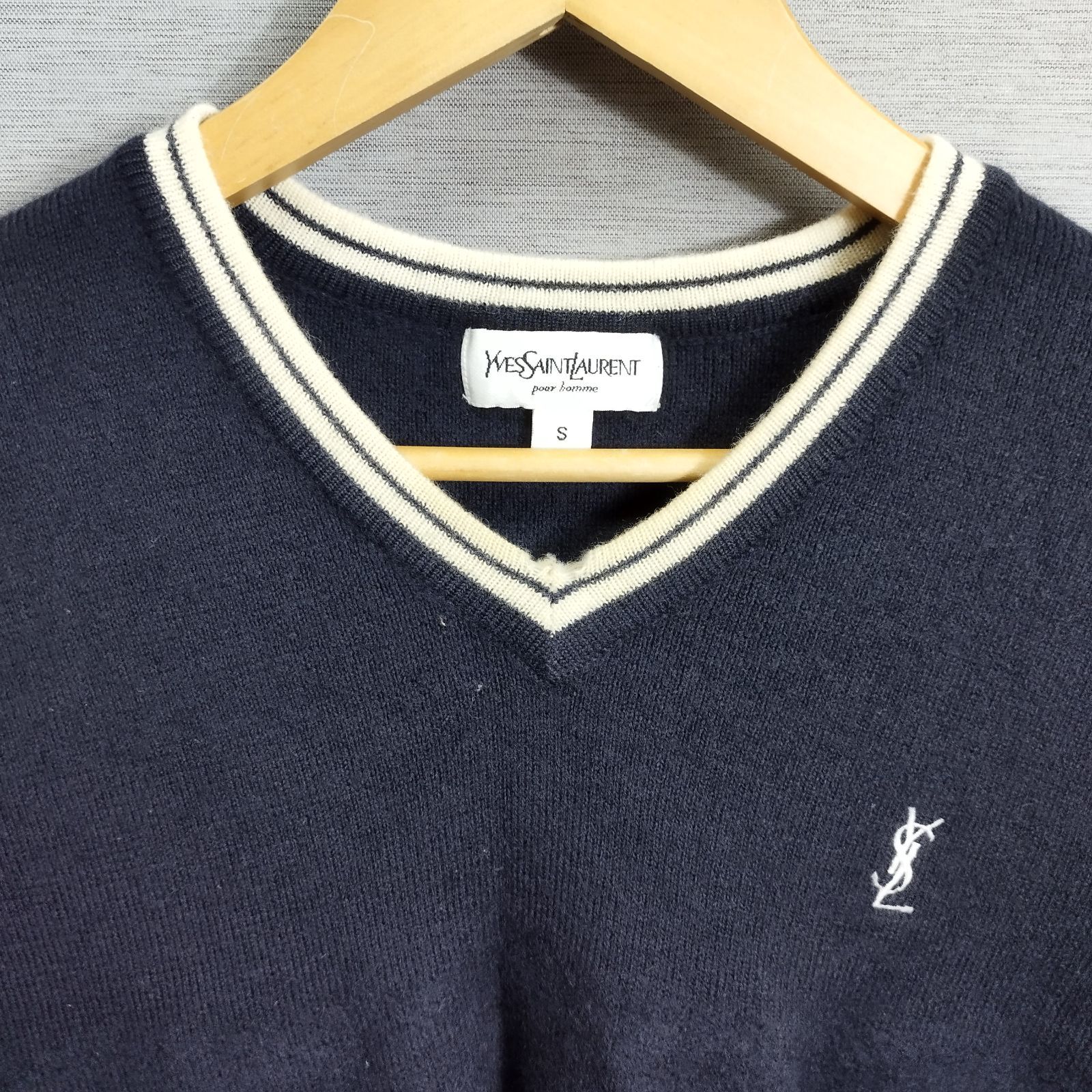 YVES SAINT LAURENT pour homme イヴ サンローラン ニット ベスト