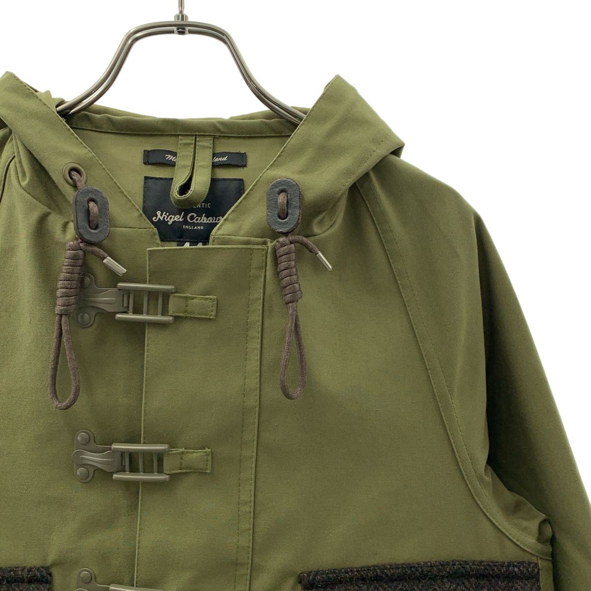 【美品】  ​NIGEL CABOURN / ナイジェルケーボン | Harris Tweed / ハリスツイード CAMERAMAN JACKET カメラマンジャケット | 44 | カーキ / ブラウン | メンズ 美品】 ​NIGEL CABOURN / ナイジェルケーボン | Harris Tweed / ハリス