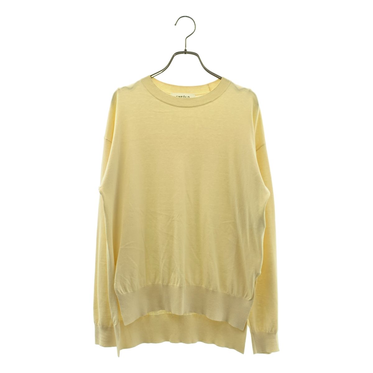 ENFOLD / エンフォルド | 2024SS | SILK × COTTON PULLOVER シルク