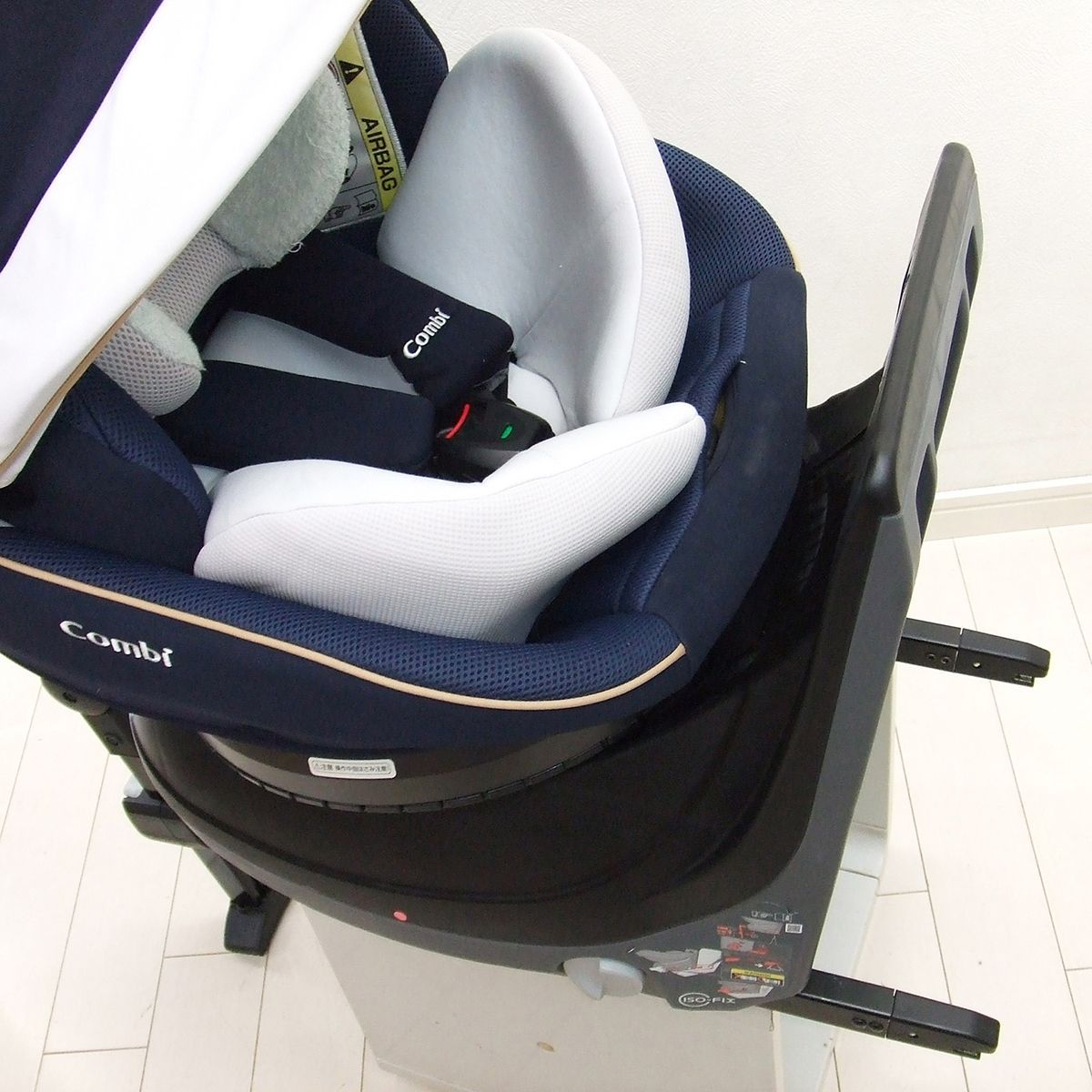 チャイルドシート 中古 コンビ クルムーヴスマート ISOFIX エッグ