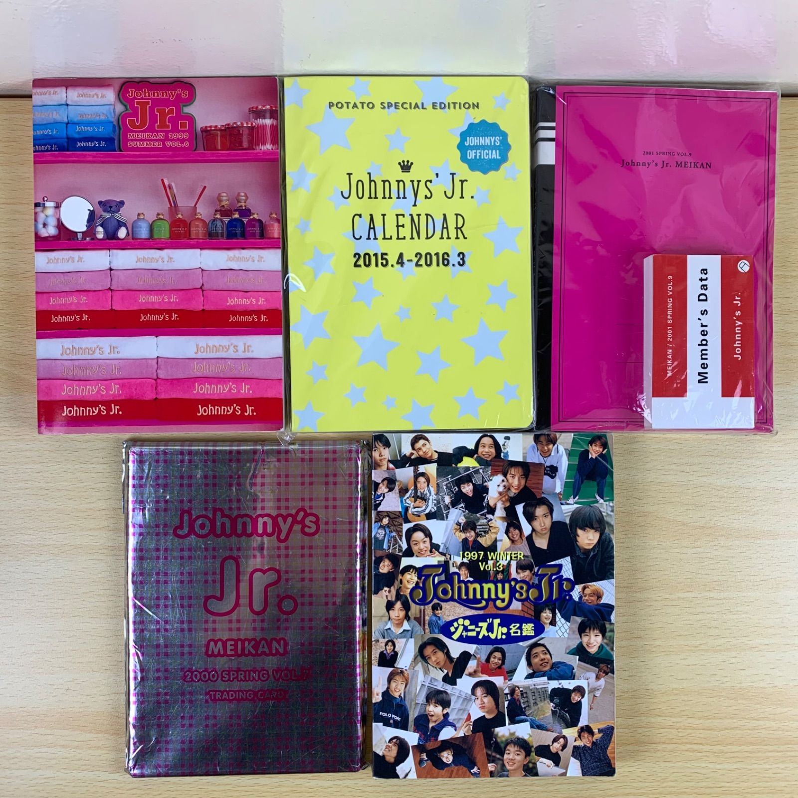 希少本】ジャニーズJr.名鑑 1996年Vol.1〜/2000/2001/2003/カレンダー