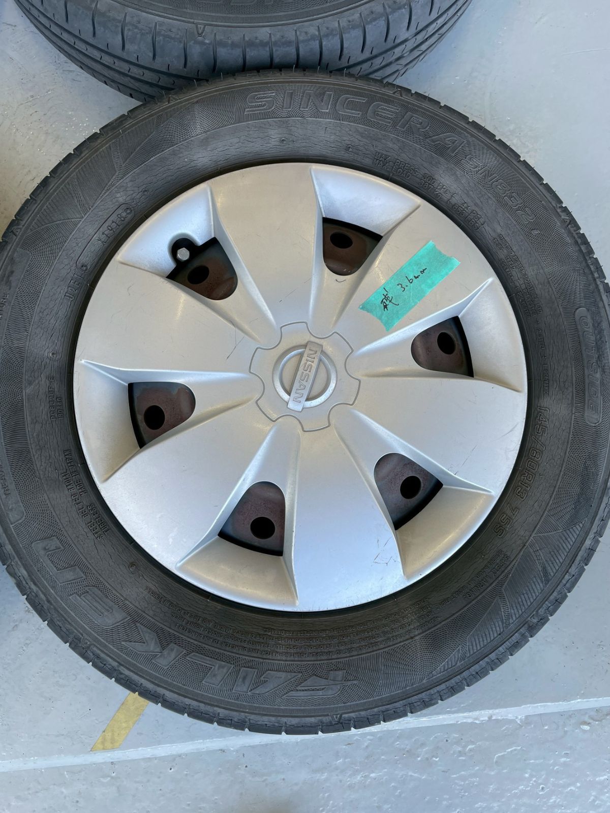 日産モコ 純正ホイール MG33S 中古 日産純正 MG33S モコ ホイール アルミ 14インチ 4.5J 4穴 1本 100