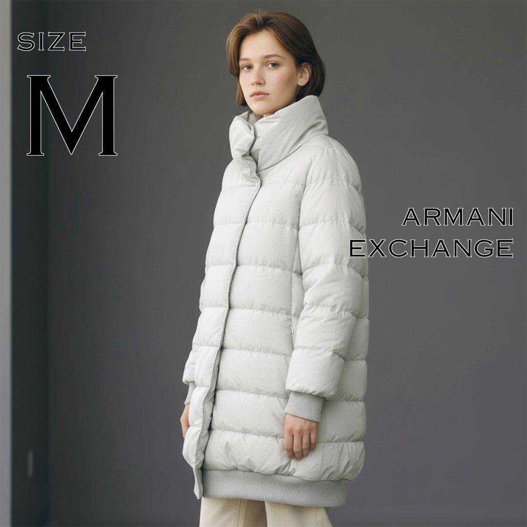 美品】A|X ARMANI EXCHANGEアルマーニエクスチェンジ リブ付きコクーン