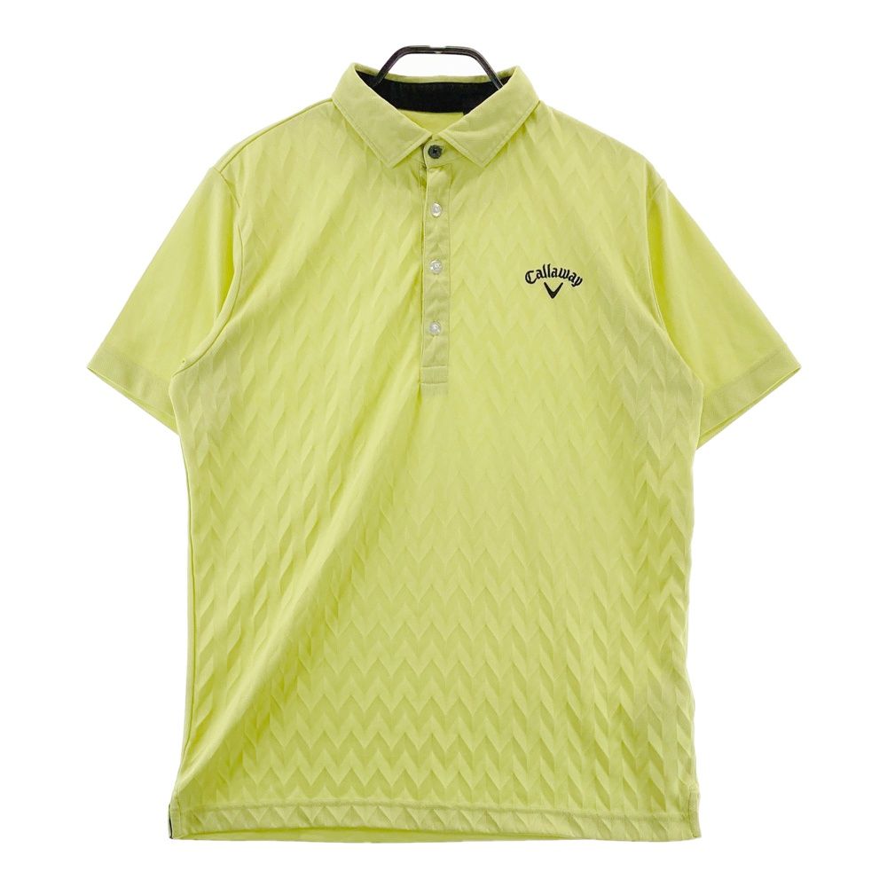 Callaway ポロシャツ イエロー LLサイズ サイズ：LL CALLAWAY キャロウェイ 半袖ポロシャツ イエロー系