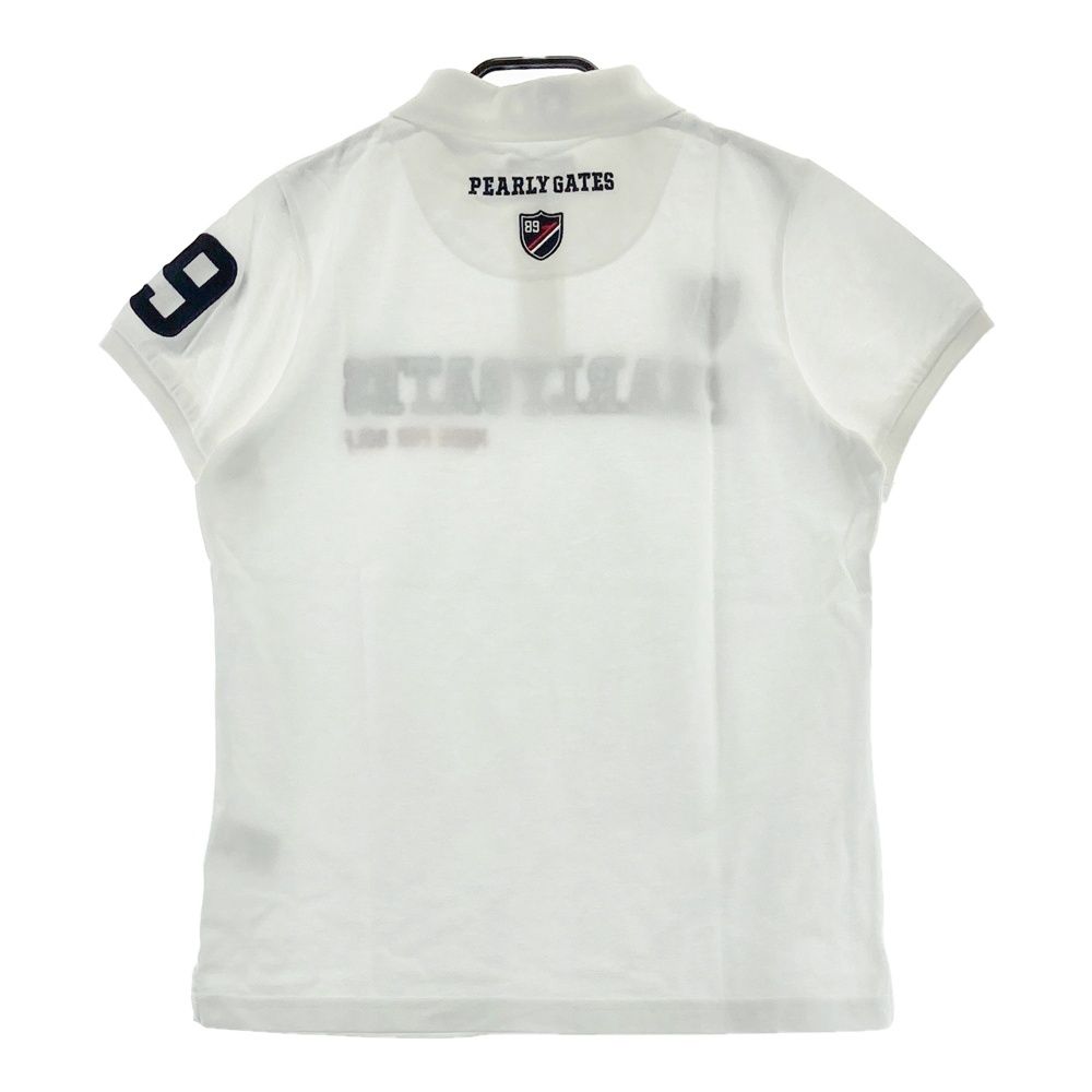サイズ：2 PEARLY GATES パーリーゲイツ 半袖ポロシャツ ホワイト系